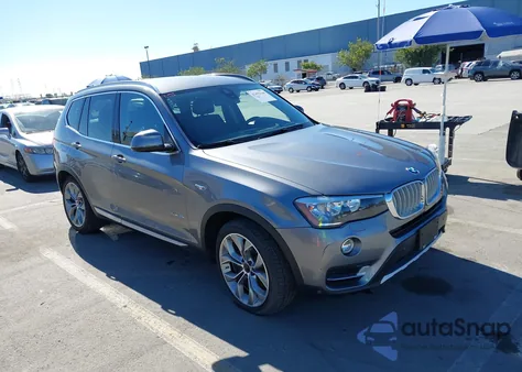 2017 BMW X3 Sdrive28I из США, поврежденный, VIN 5UXWZ7C50H0V86306